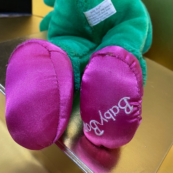 BARNEY VTG 1992 THE PURPLE DINOSAUR’S FRIEND BABY BOP PLUSH LYONS GROUP 16” - Picture 11 of 14